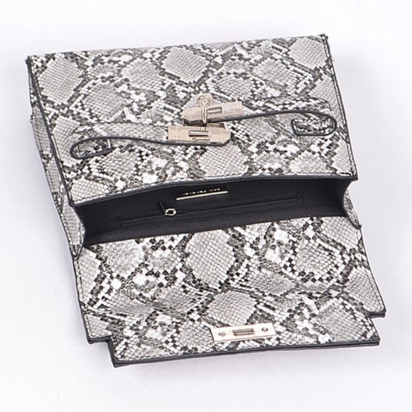 Snakeskin Bag - Grey - Picture 3 of 6